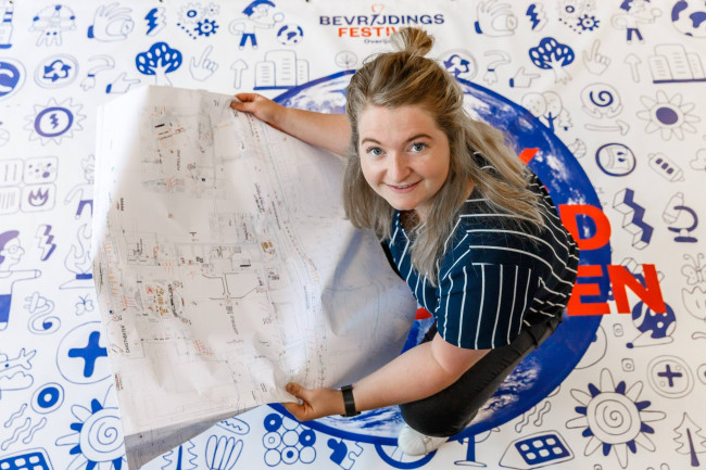 Lisa Buitenhuis organisator Bevrijdings Festival Overijssel
