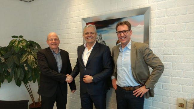 Theo Meulman van Lankhorst, Meine Breemhaar van Mac3Park en Tjibbe-Jan Boringa van Hoekstra Bedrijfsmakelaar (v.l.n.r.).
