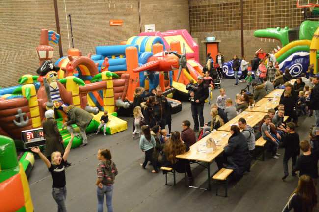 Het Koetshuis als 'indoor speelparadijs'.