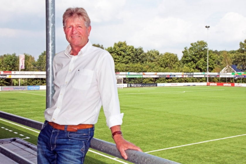 Douwe van der Werf staat hier, in 2013, nog voor zijn periode als voorzitter van Berkum. Inmiddels is hij opgestapt.