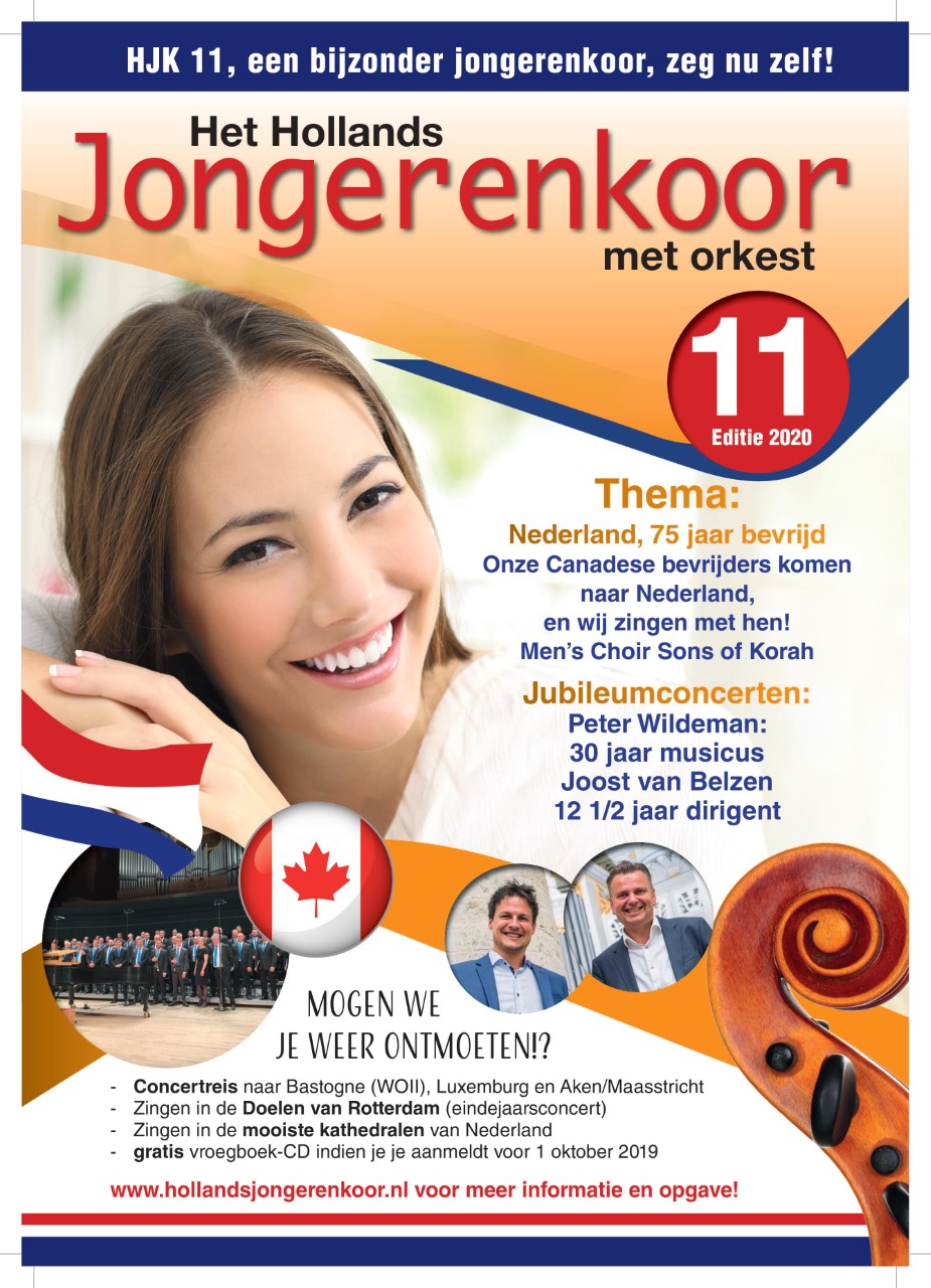 Het Hollands Jongeren Koor, Regio Genemuiden, zoekt leden!