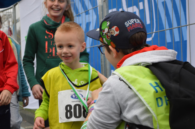 De kerstloop in Dronten.