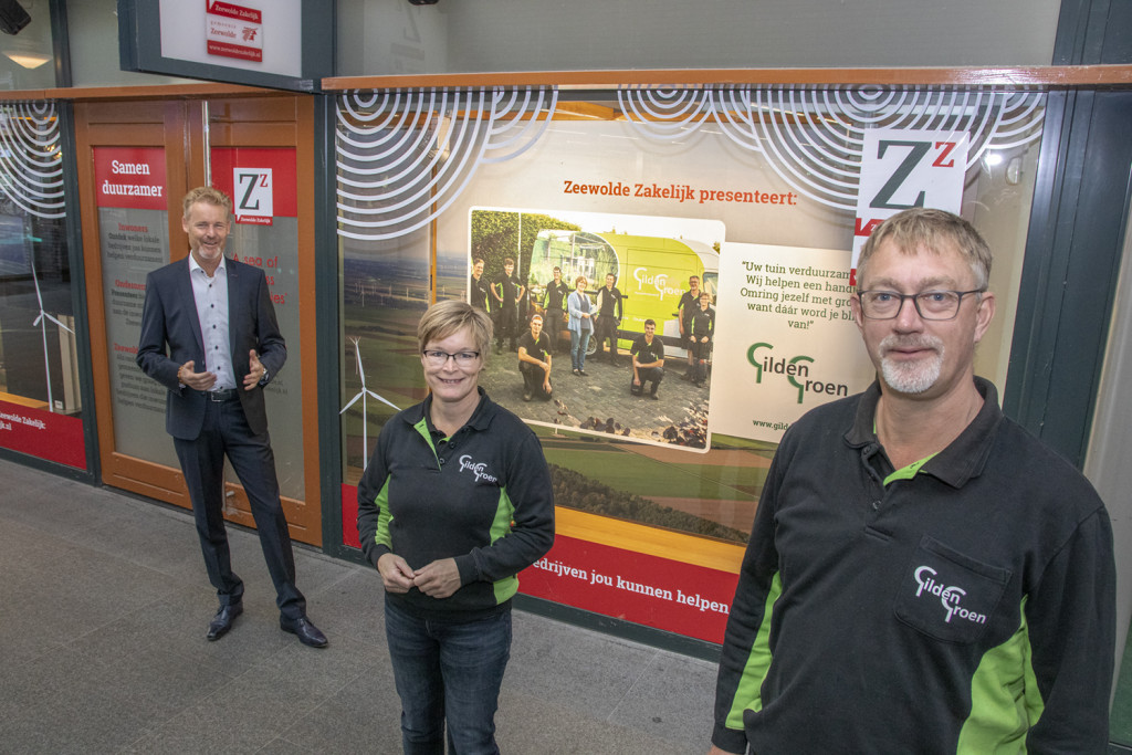Duurzaamheidswethouder Ewout Suithoff, Cora en Marcel Achterberg