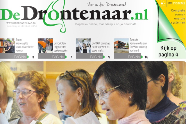 DeDrontenaar.nl: Dagelijks online, maandelijks op je deurmat