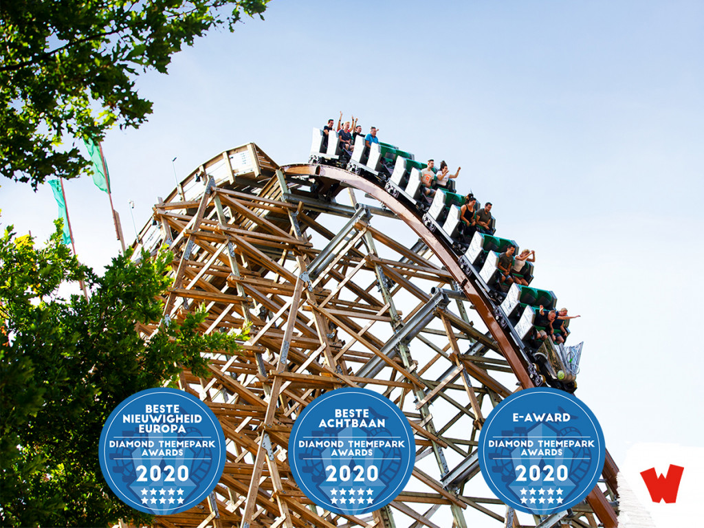 Walibi Holland’s achtbaan Untamed weer in de prijzen