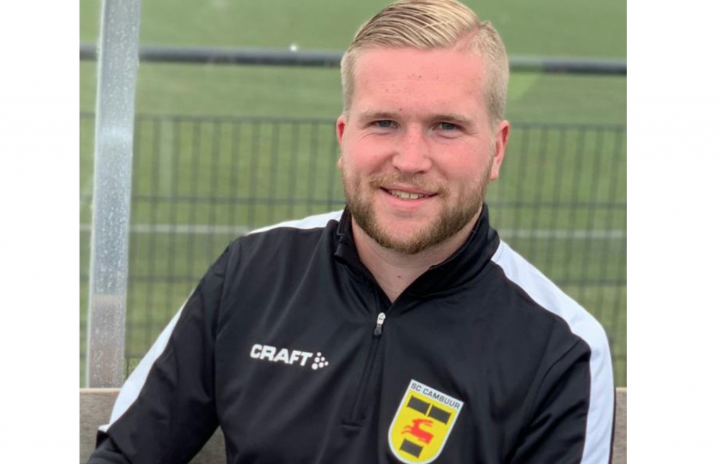 Casper Fennema in Cambuur-tenue
