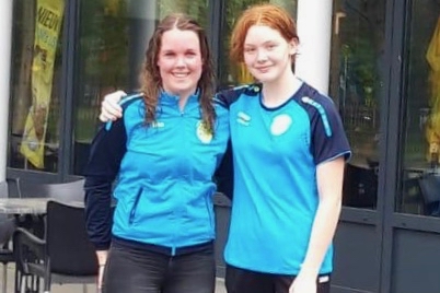 Lisanne Andeweg en Cynthia Koolman.
