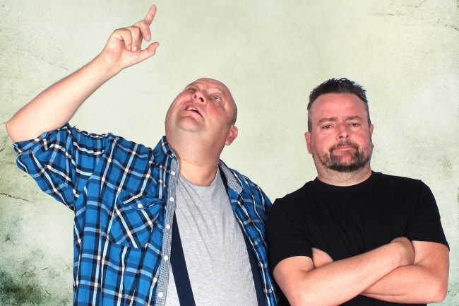 Arie Koomen en Edo Brunner met hun derde show naar De Meerpaal