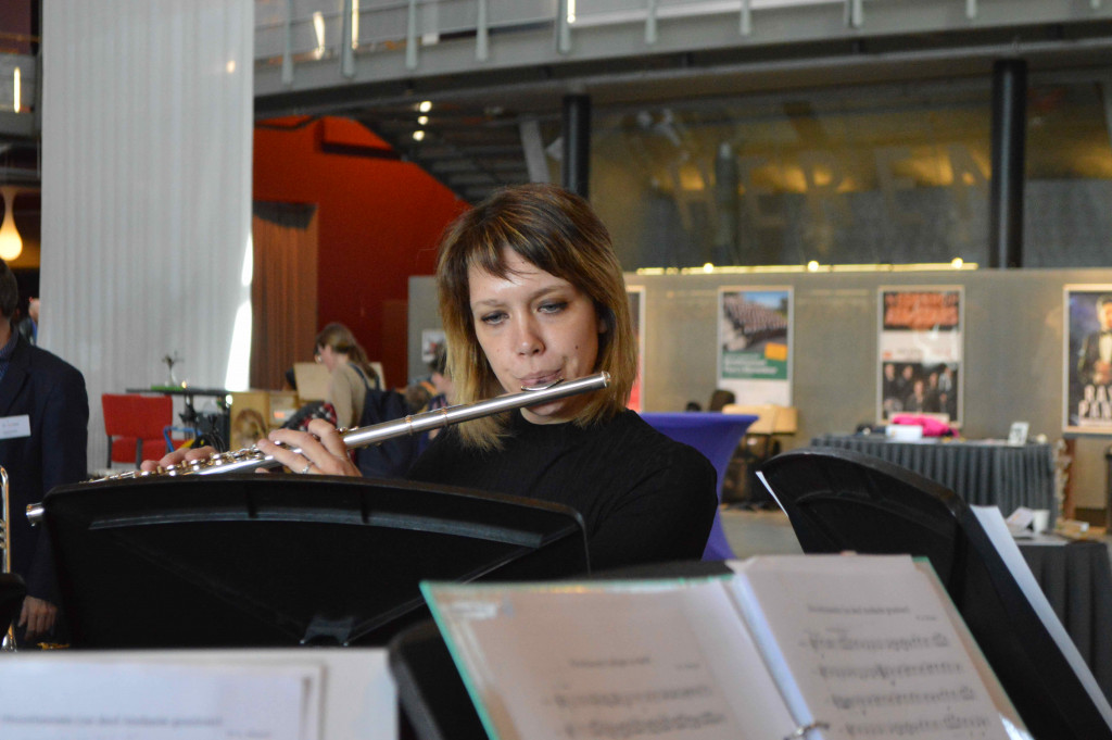 Muziek bij De Meerpaal Academie.