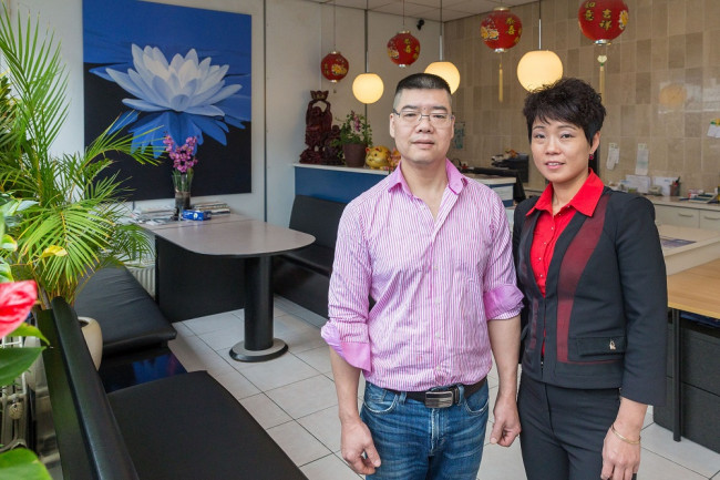 Lili en Zhibin Wu, de nieuwe gezichten van de Blauwe Lotus.