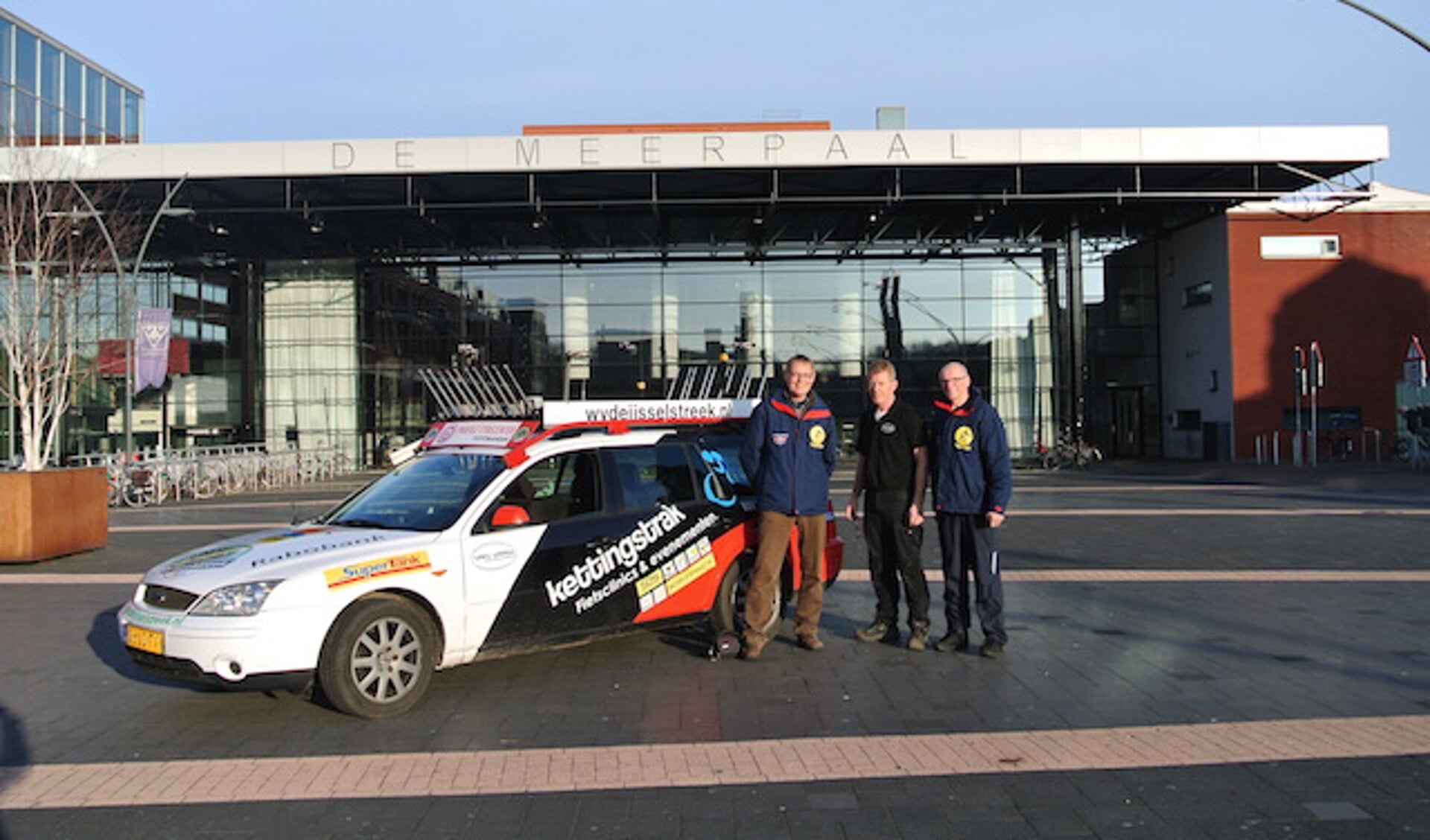 Hardlopen door het centrum van Dronten