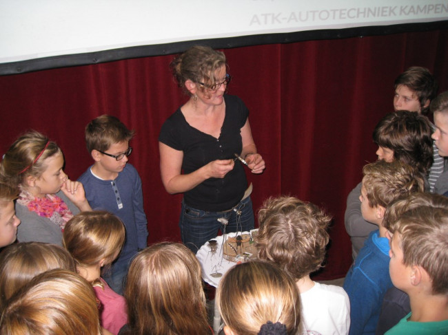Ichthus basisschool  uit IJsselmuiden bezoekt ATK-RTK Kofferbak in Kampen 