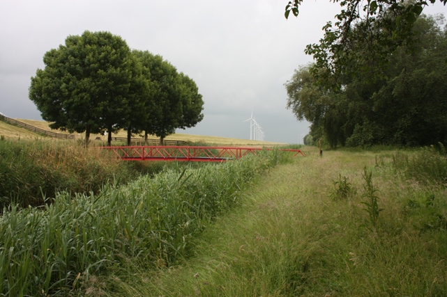 Wandelpaden over boerenland in de regio rond Dronten