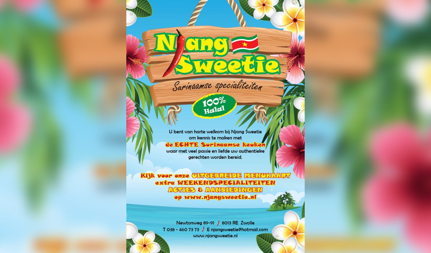 Nieuw geopend: Njang Sweetie, Surinaamse Specialiteiten