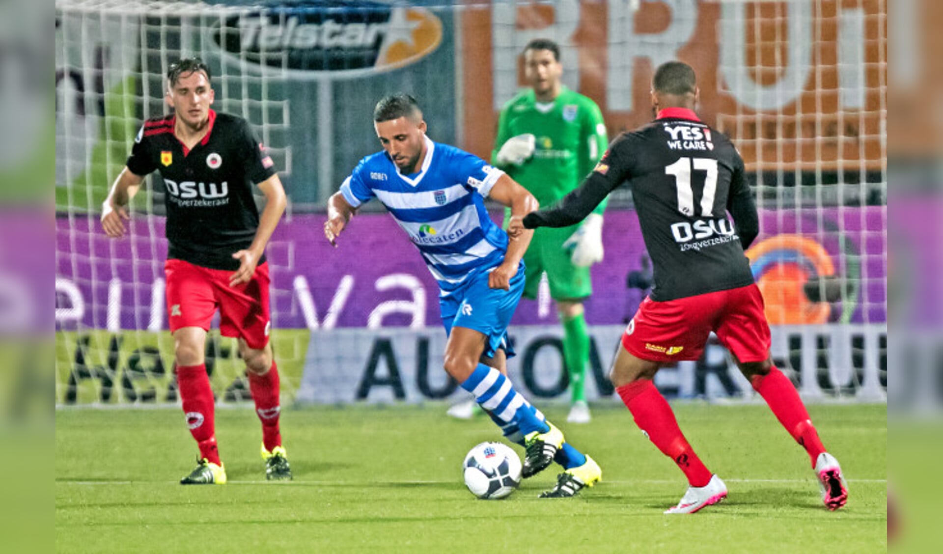 Op de avond van Veldwijk maakt Bouy een prima debuut voor PEC Zwolle