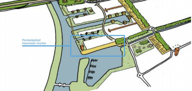 Woningen, horeca, hotel en dienstverlening langs boulevard Dronten