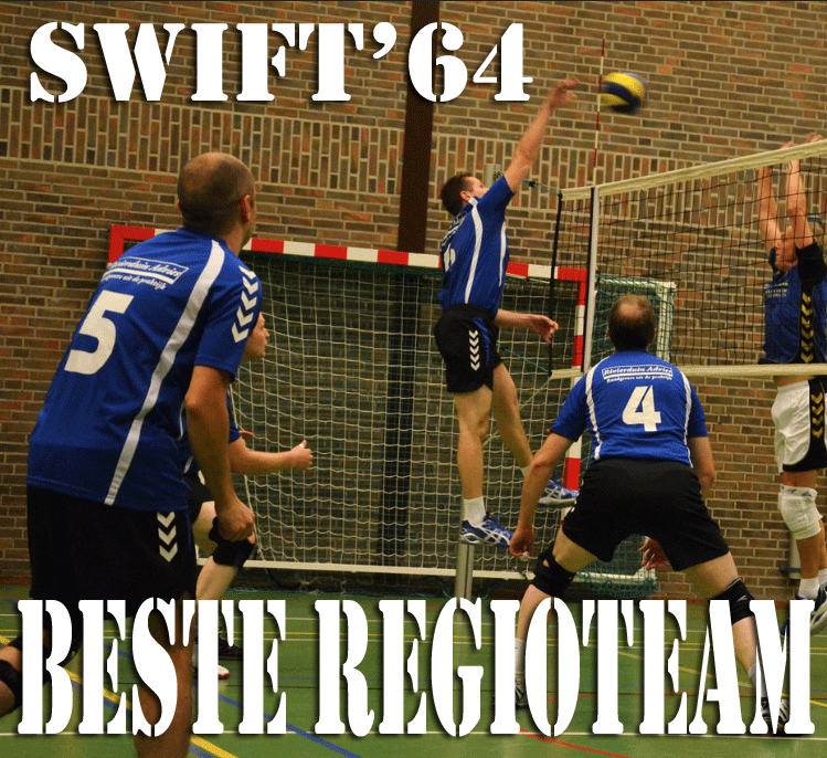 Swift\'64 Volleybal Heren beste Regioteam
