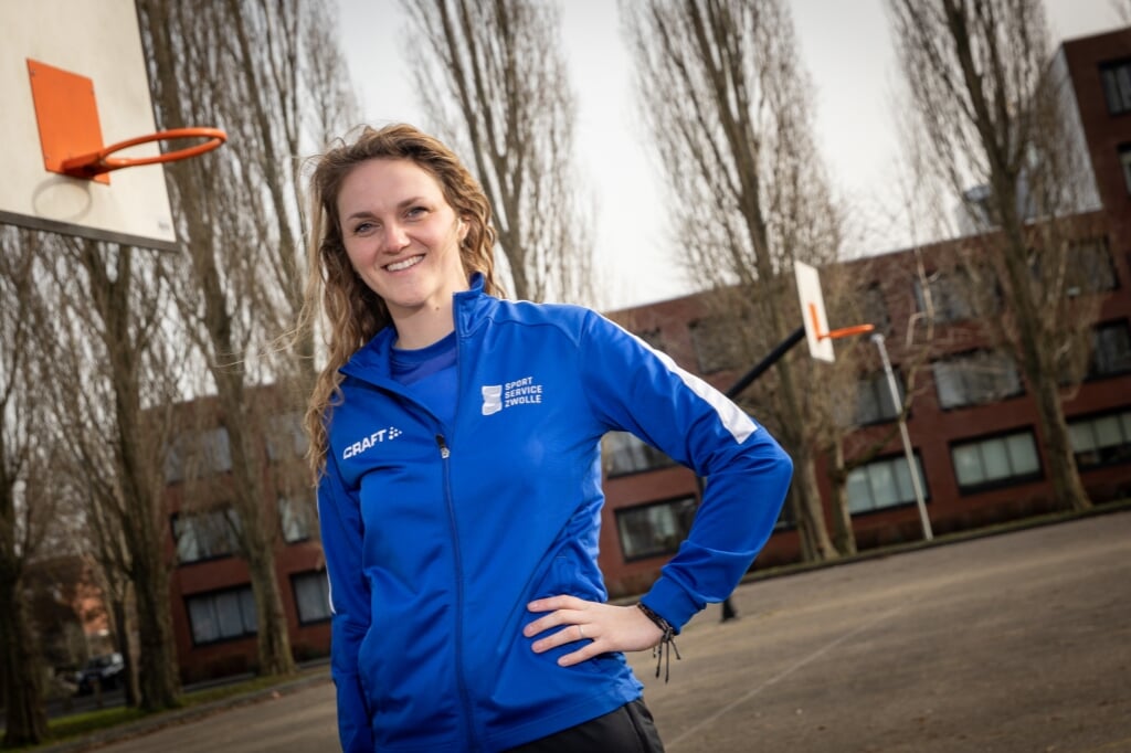 Sharon de Witte van SportService Zwolle is de buurtsportcoach van het jaar 2020.