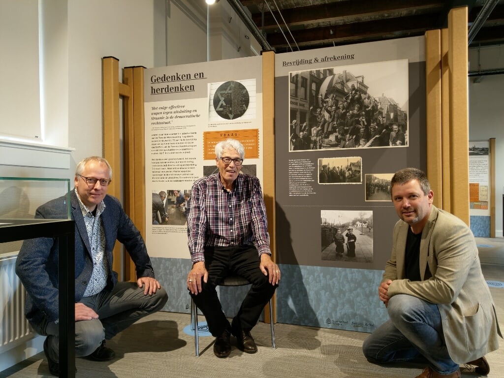 Floris Joustra (links), Jaap Berkhout en Herman Broers 
