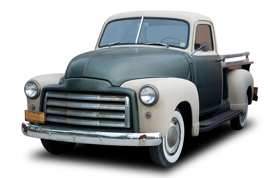 An Old Pickup Truck from the 1950s