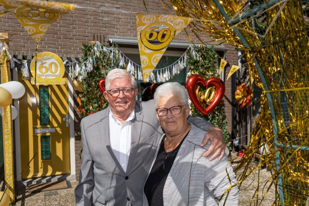 Het echtpaar Koridon - van der Hulst was woensdag zestig jaar getrouwd.  
