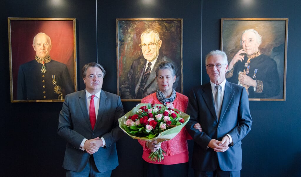 Commissaris van de Koning, Ineke en Hans Gaillard in 2015 tijdens de beëdiging van Hans Gaillard als burgemeester van Son en Breugel