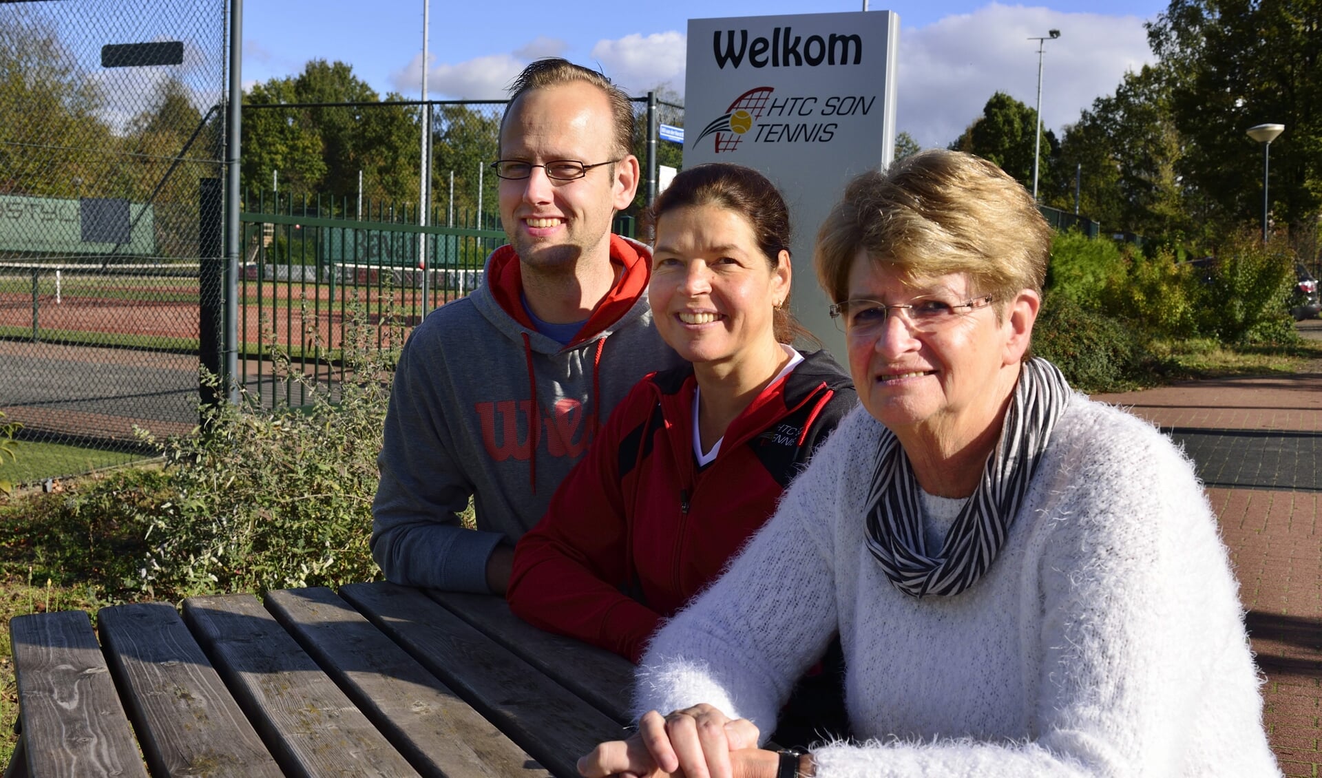 V.l.n.r.: Anton van den Bosch, Pam Verpalen en Wil van der Horst