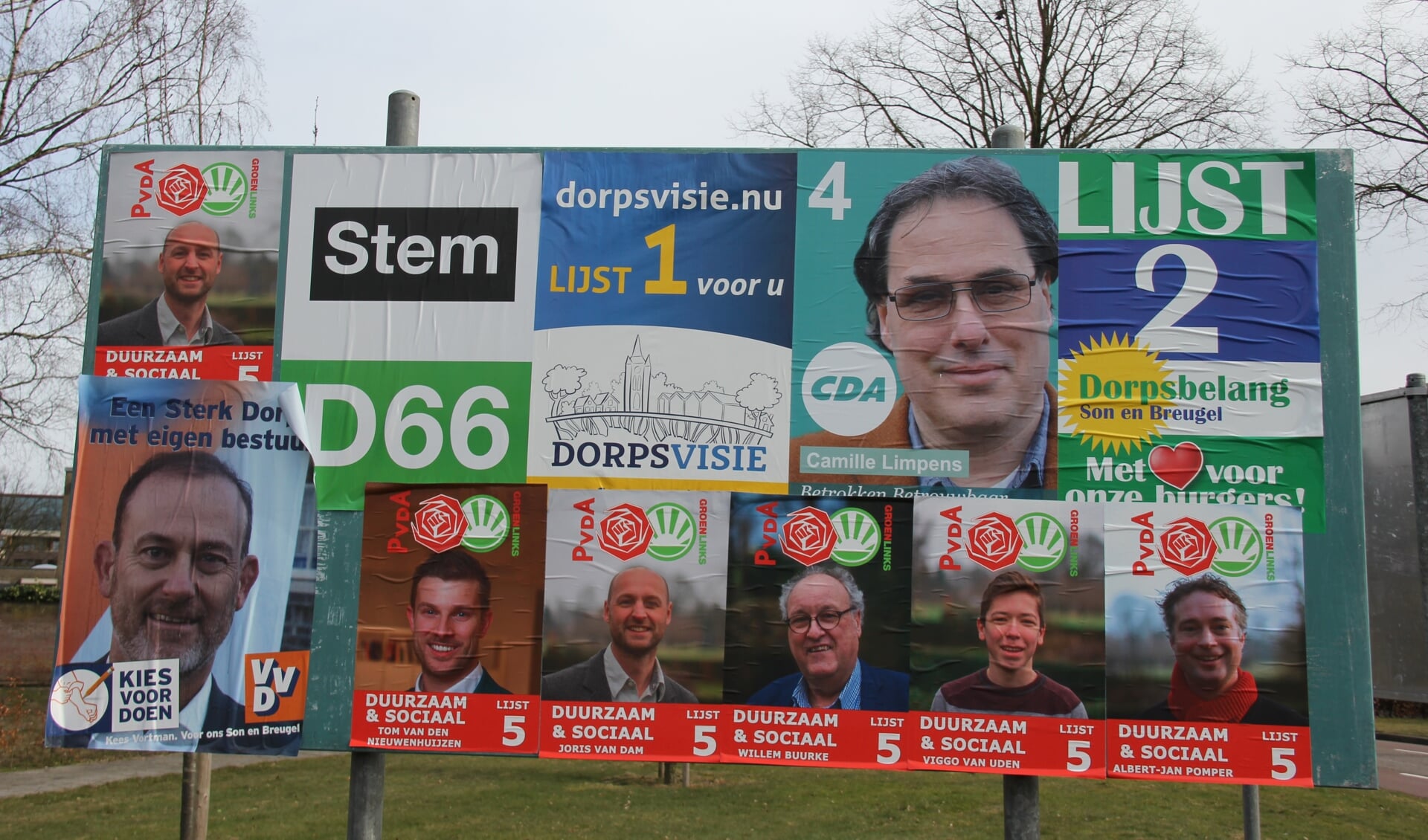 Een aanplakbord zoals ze in de toekomst niet meer eruit zullen zien (archieffoto)