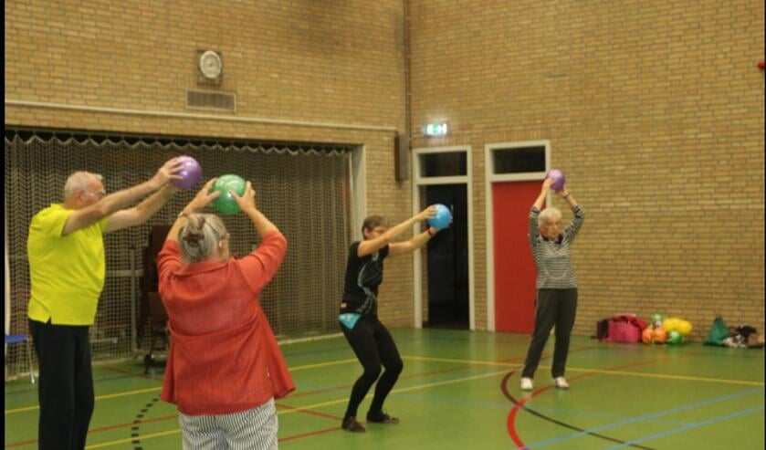 Een indruk van de les in De Bongerd | Fotonummer: f6b017