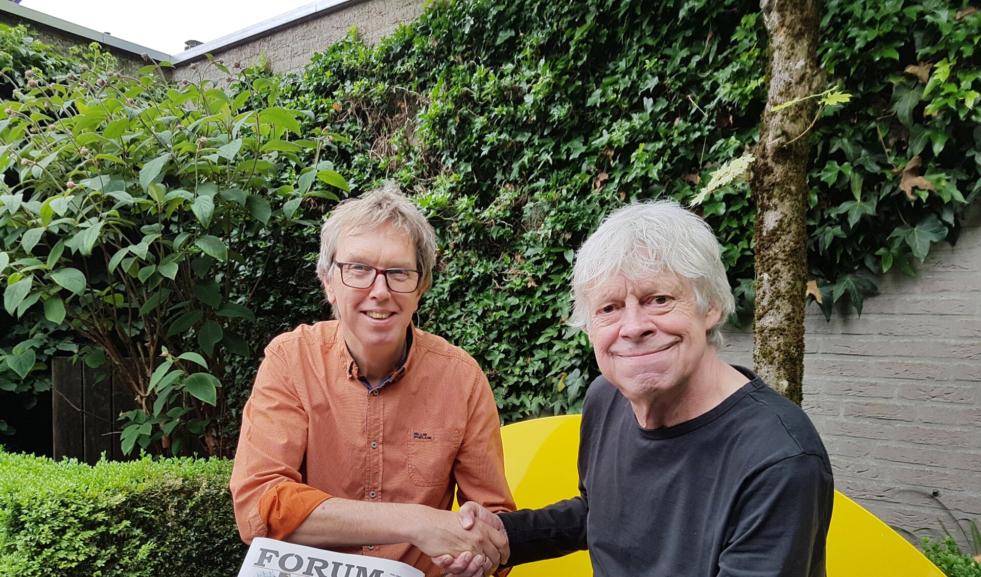 Adrie Neervoort (links) en Jan Burgers 
