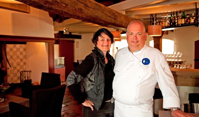 Marlies en Evert Thielen in hun restaurant | Fotonummer: 57a116
