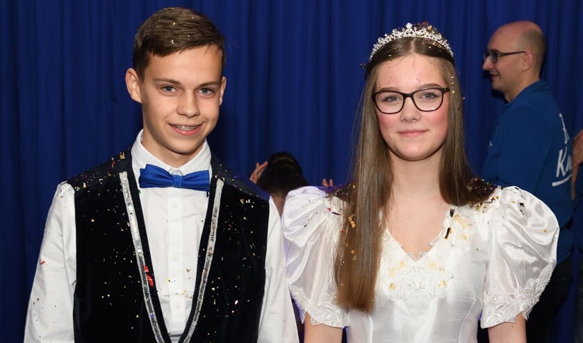 Stan en Sanne nieuwe Jeugd prins en prinses bij De Dommelsoppers | Fotonummer: b7a0de