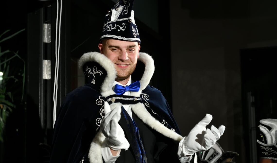 <p>Prins Bas tijdens het 11-11 bal 2019 (archieffoto)</p>