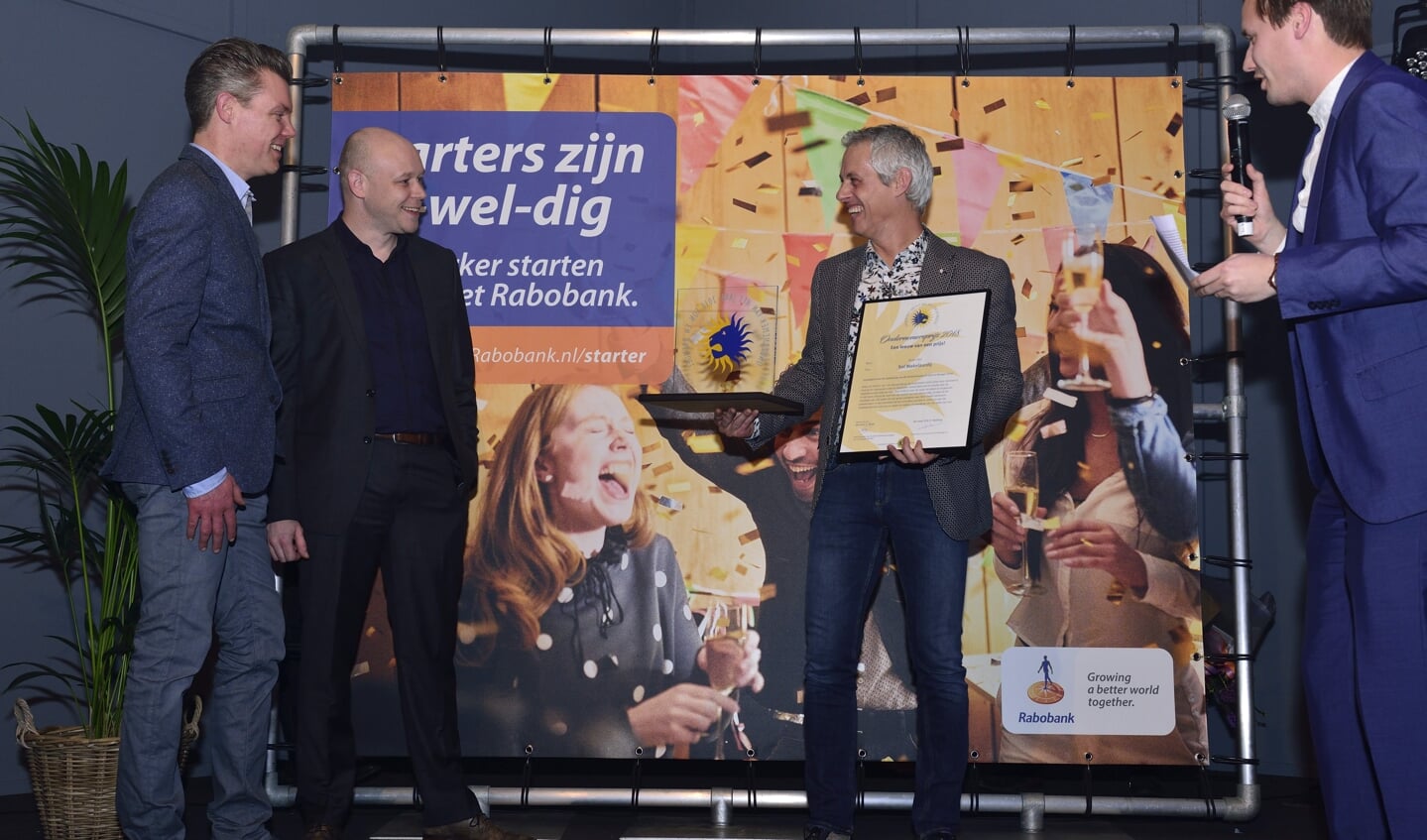 De drie genomineerden in de categorie MKB Son en Breugel, ondernemersverkiezing 2018