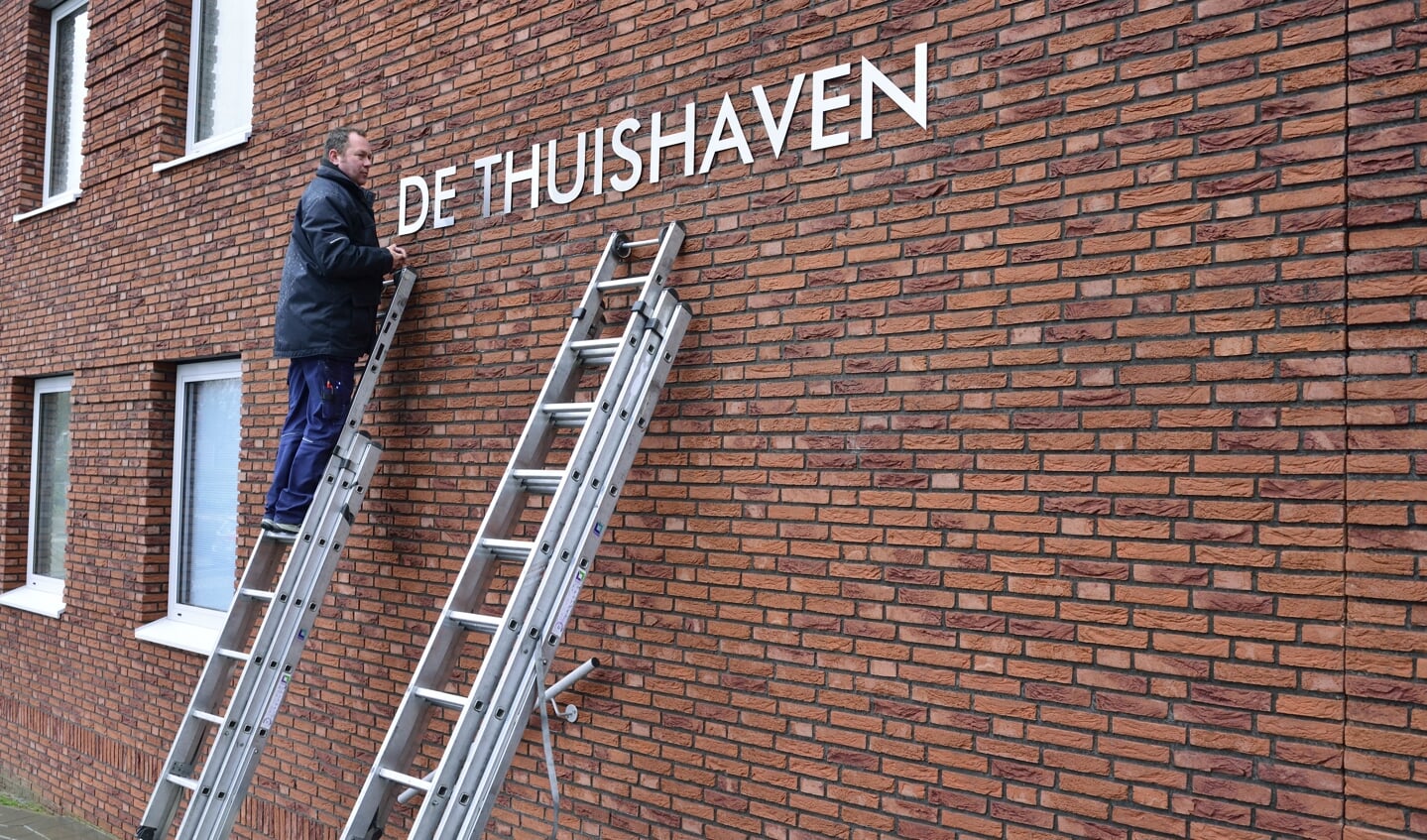 De naam op de huurappartementen aan de Molenstraat 