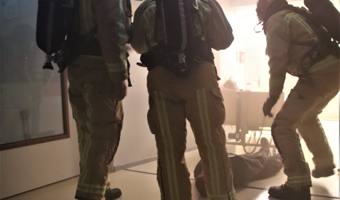 Brandweer Son en Breugel in actie bij de oefening op Zonhove