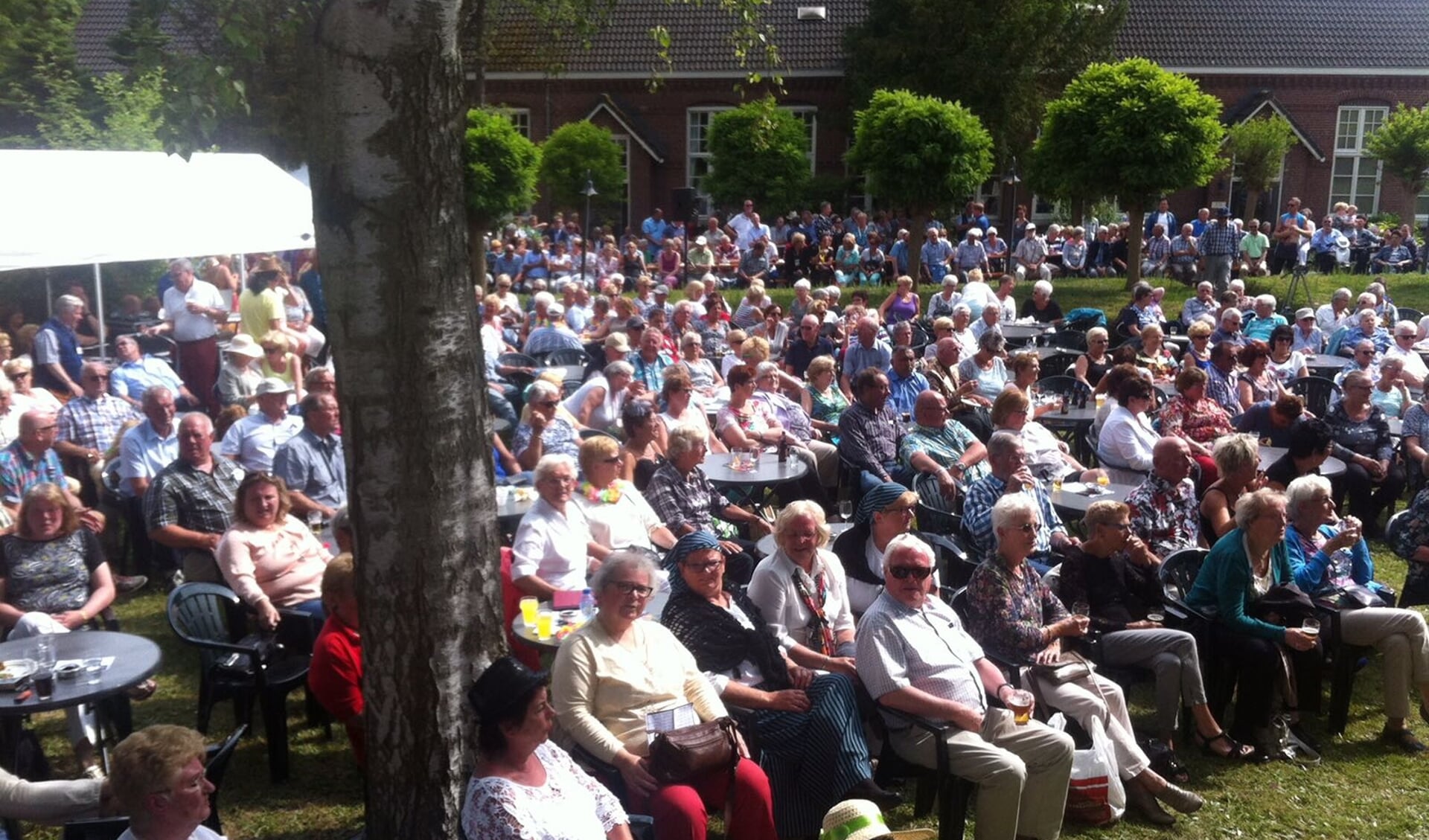 Genieten van het Smart- en levenliederen Festival (archieffoto 2018)