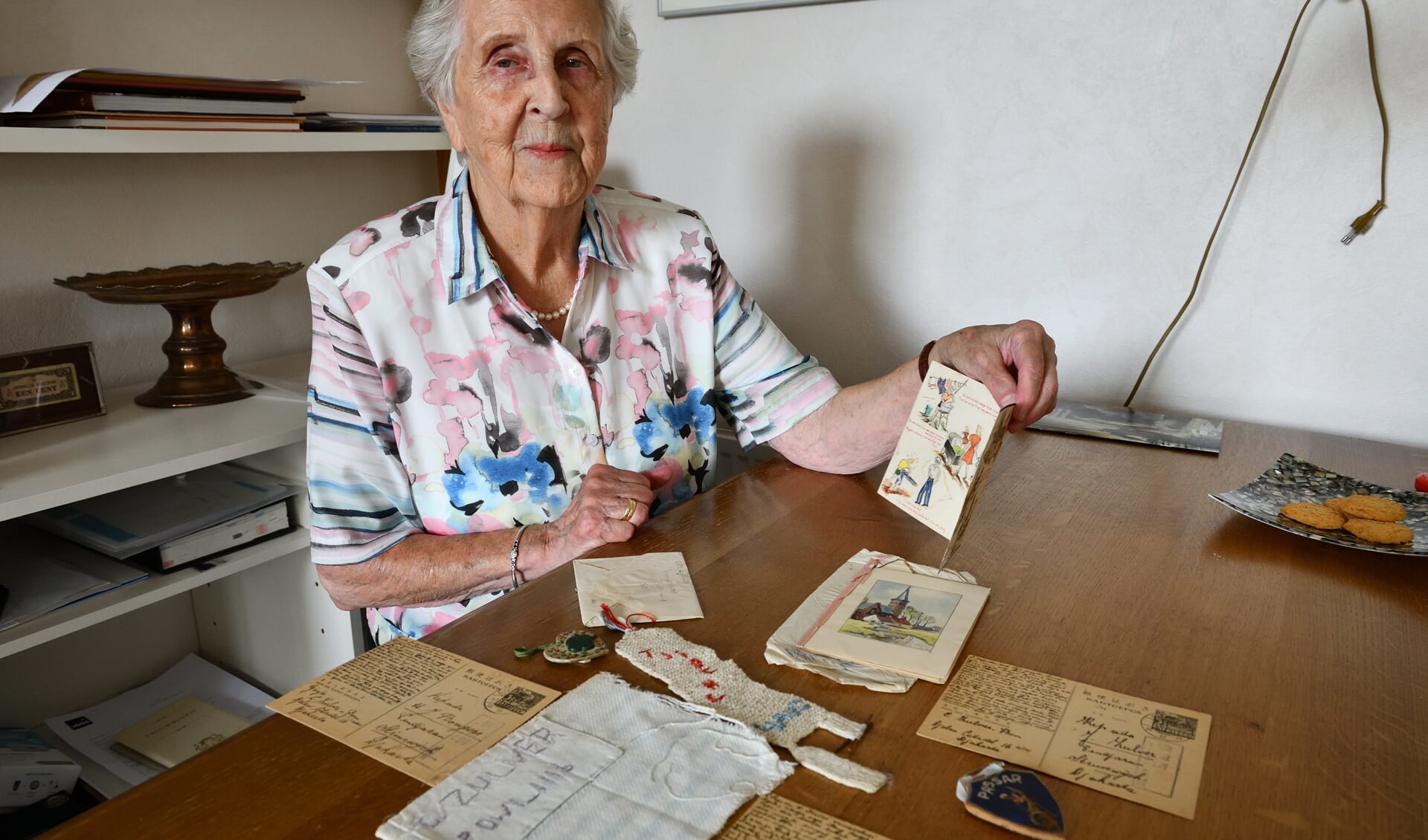 In 2019 vertelde mevrouw Van der Woude over haar herinneringen aan de vergeten oorlog (archieffoto)