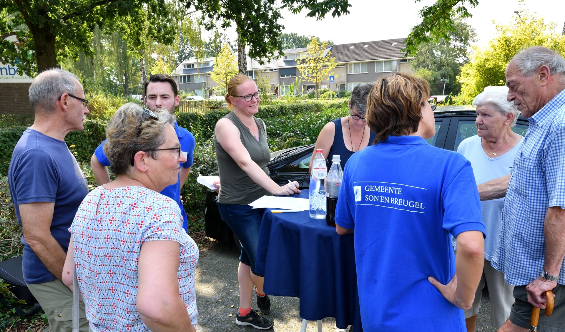 Een aantal inwoners die belangstelling had voor projectgroep Breugel Bruist