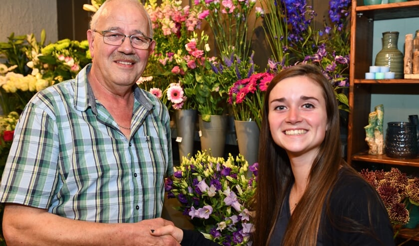 Theo Verhoeven draagt met een gerust hart zijn zaak over aan Nicky van der Wijst | Fotonummer: 8e3328