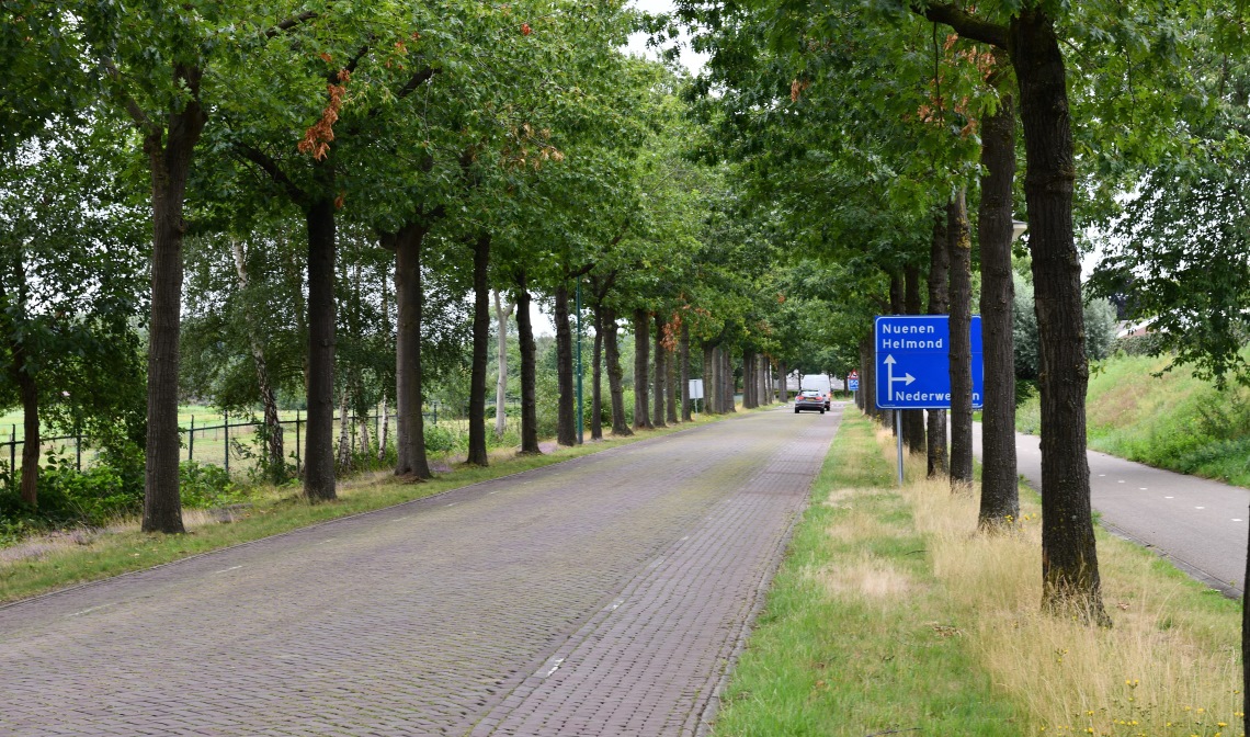 De verbindingsweg tussen Nuenen en Son en Breugel is vanaf 2 september gestremd