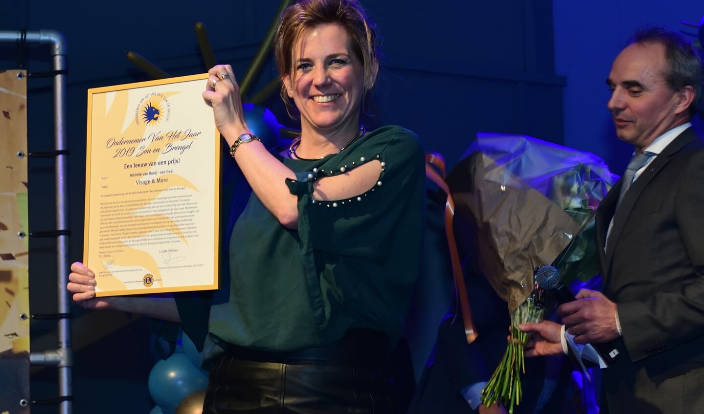Michèle van Rooy Ondernemer van het Jaar 2019 Son en Breugel