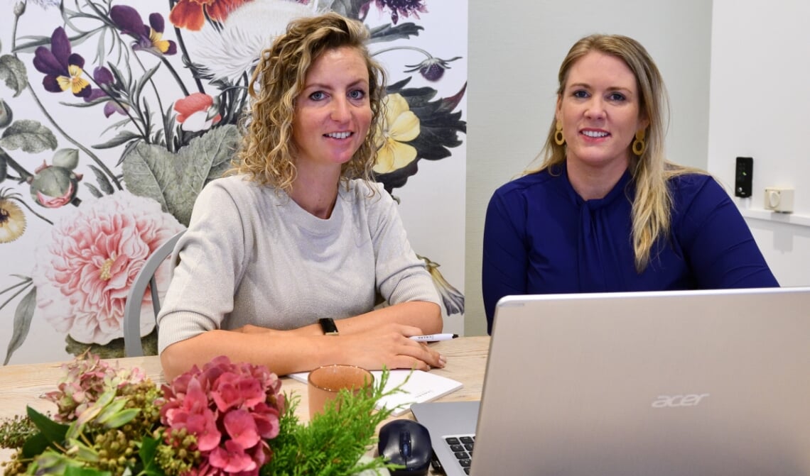Liselotte (l) en Marjolein (r)