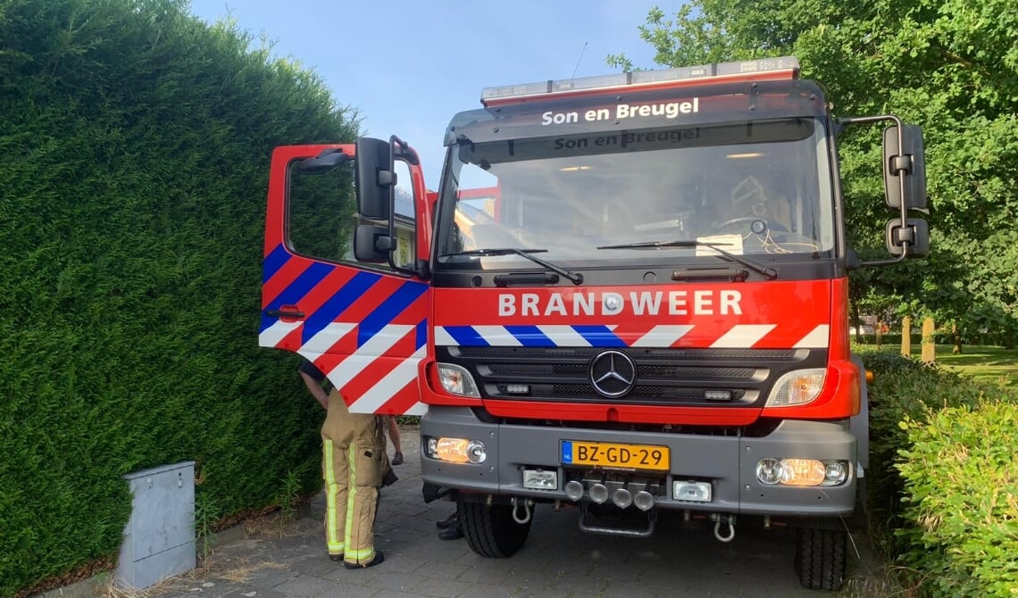 Brandweer was snel aanwezig