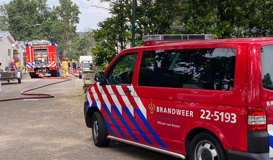 Brand op woonwagenkamp Eemshof