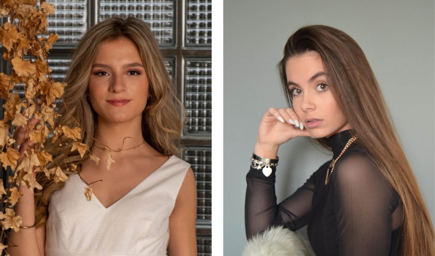 Eline (l) en Rosallie (r) hopen beiden de finale te winnen