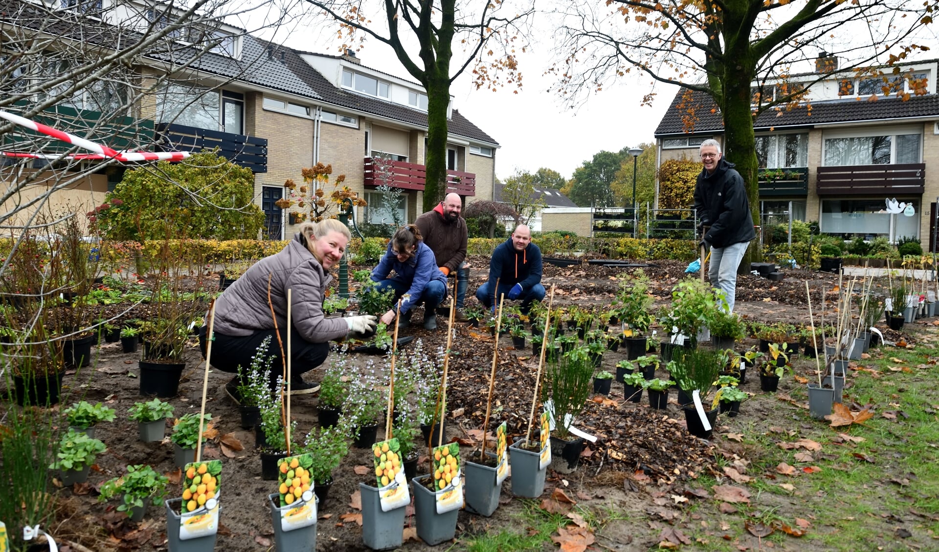 Buren toveren groenstrook om tot waar paradijs 