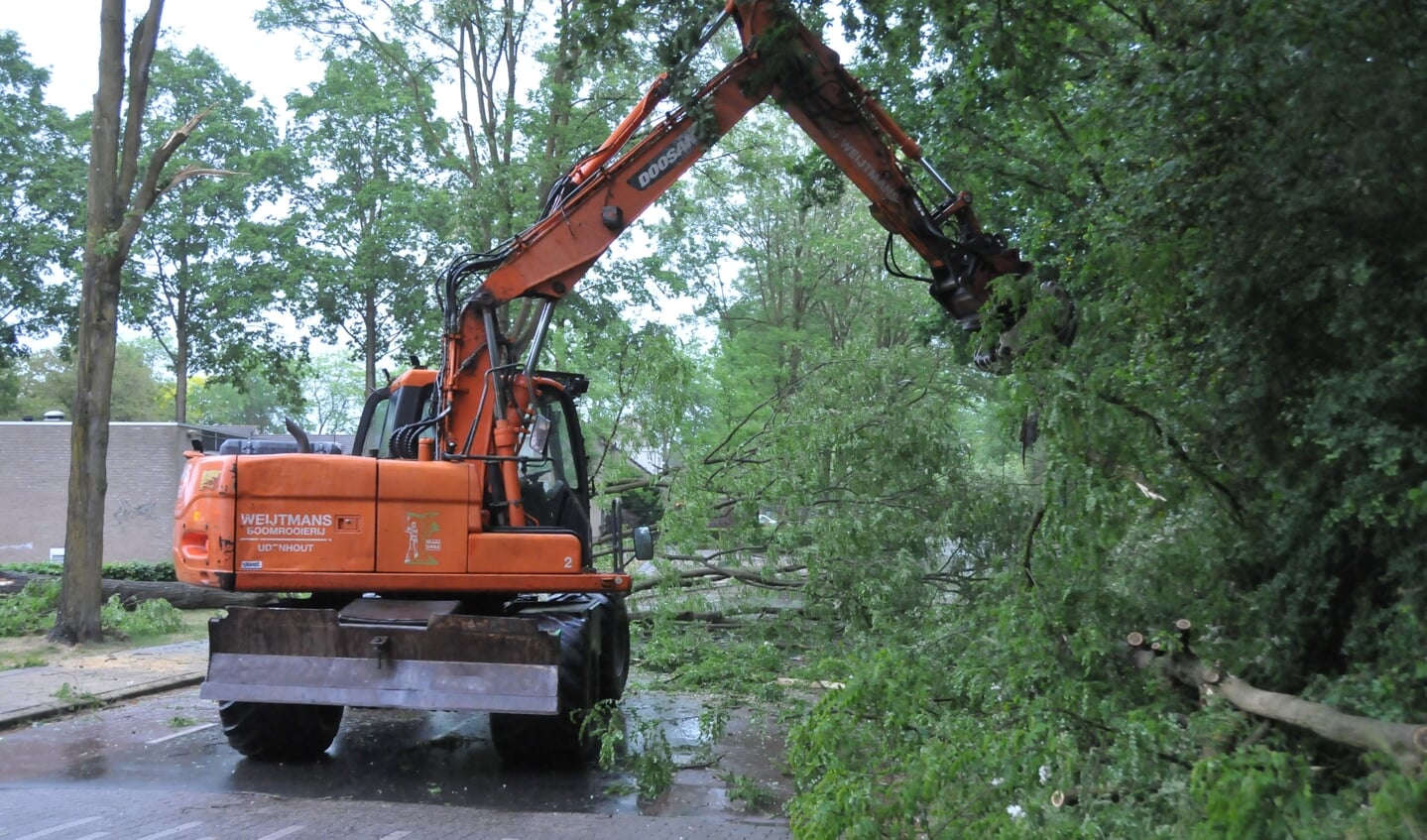 Schade door noodweer in Son en Breugel