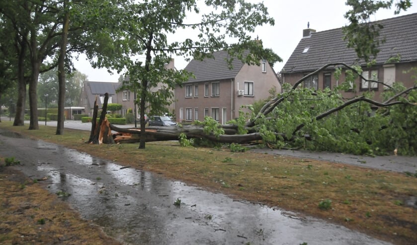 Schade door noodweer in Son en Breugel