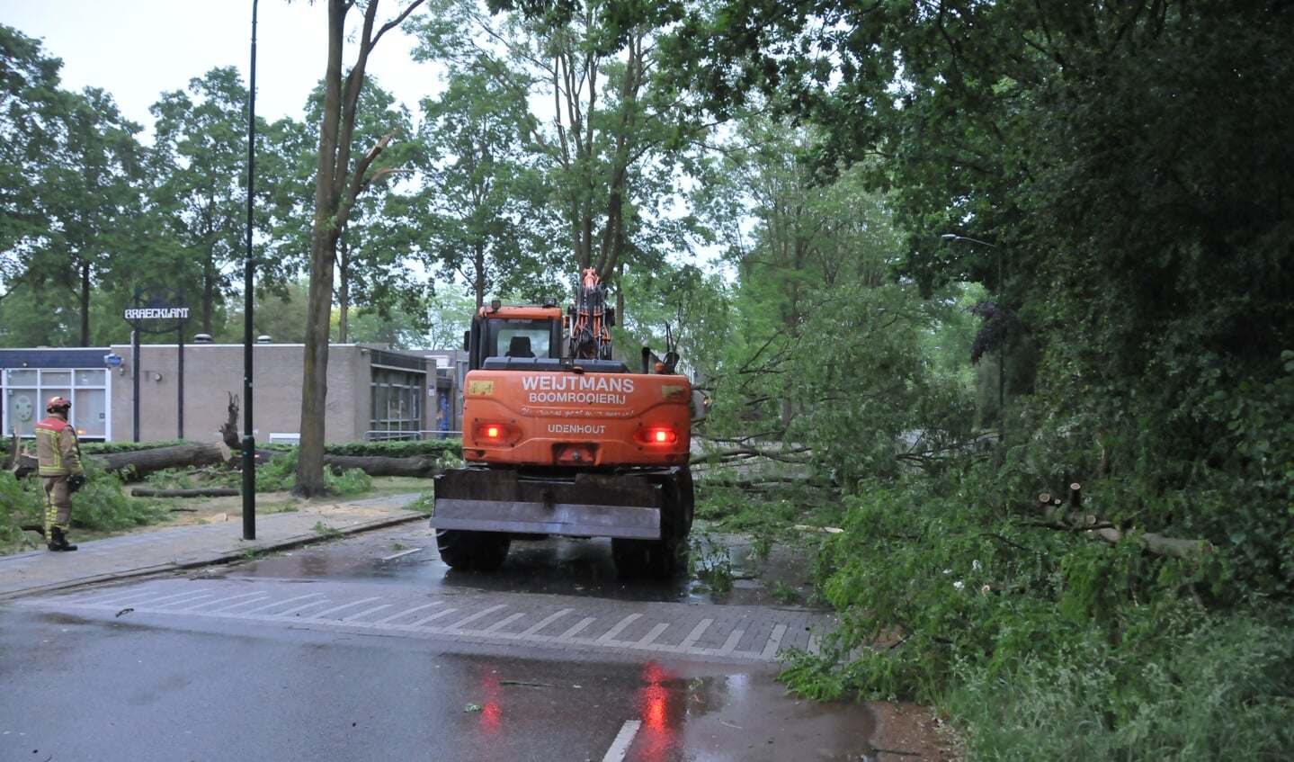 Schade door noodweer in Son en Breugel